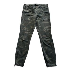 Kut from the Kloth, Camouflage Ankle Skinny Jeans, Size 8